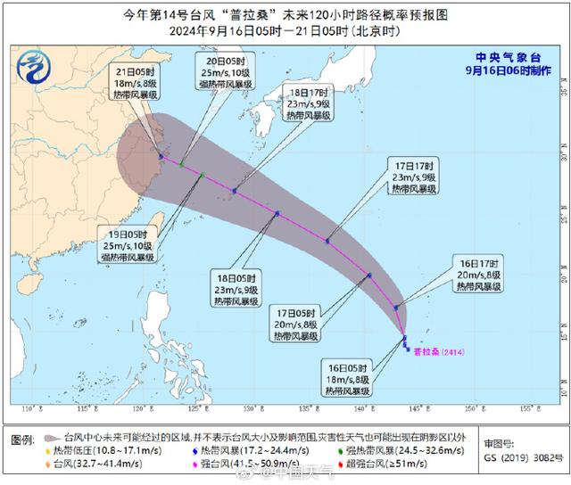 国庆临近，台风预警，一周或有一场台风来袭