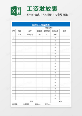 掌握工资表范本，企业财务的得力助手
