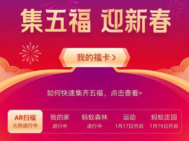 支付宝集五福，一场数字化的春节传统与现代科技的完美融合