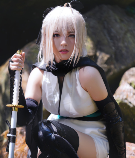冲田总司Cosplay，穿越时空的武士魅力