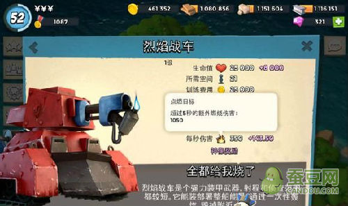海岛奇兵烈焰战车，征服海洋的火焰力量