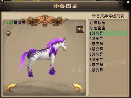 天龙八部珍兽幻化，探索珍兽养成的艺术与策略