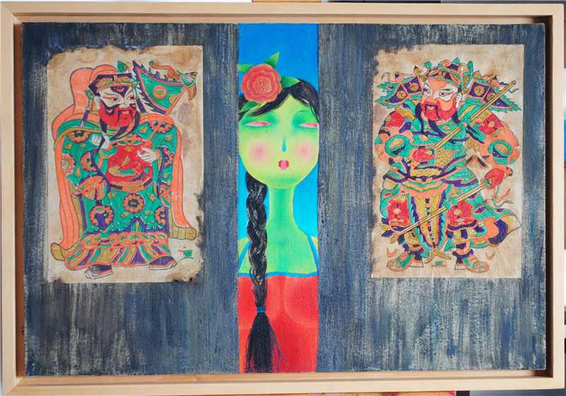 探索艺术之旅，画画的北北与色彩的魔法