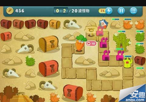 保卫萝卜挑战44，一场关于智慧与策略的冒险