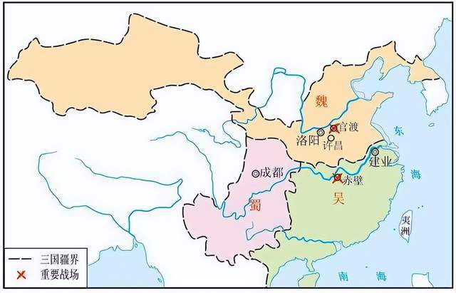三国鼎立地图全解析：轻松看懂魏蜀吴千年疆域格局与战略智慧